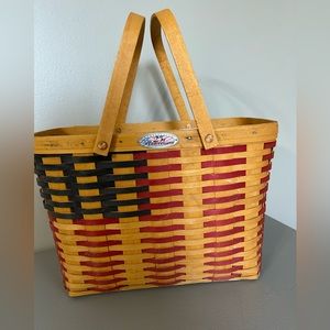 Longaberger 1998 Flag Basket